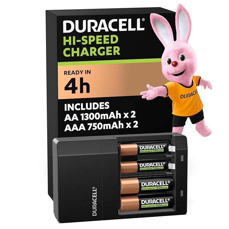 Mi experiencia con el cargador Duracell de 4 horas y sus baterías recargables.