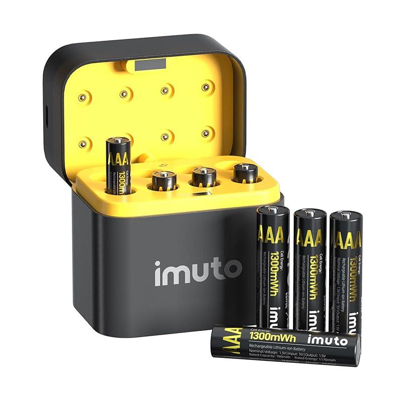 Mi opinión sobre las pilas recargables Imuto AAA de alta capacidad.