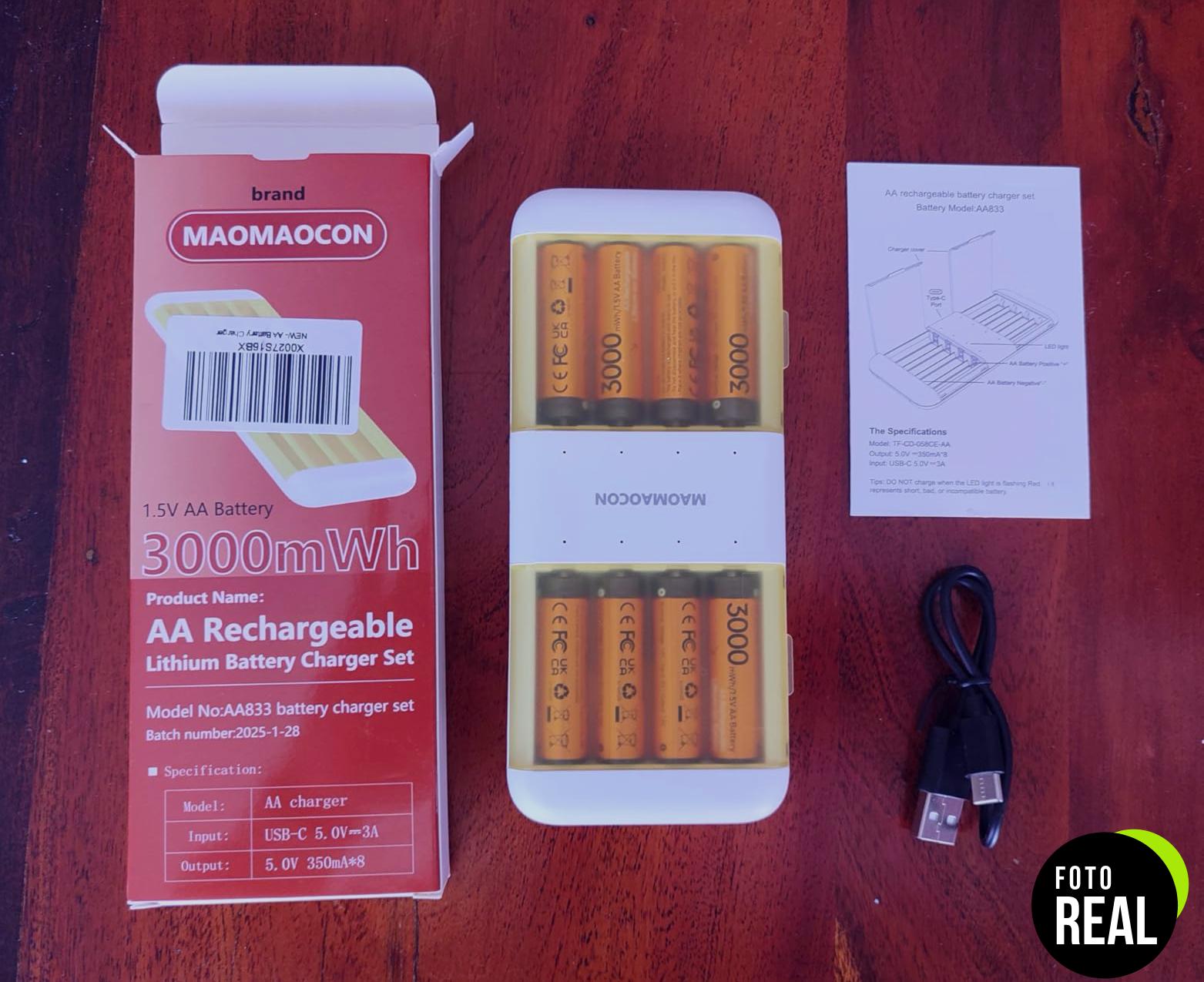 pilas-aa-recargables-litio-8-unidades-3000mwh-foto-1